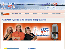 Tablet Screenshot of ckro.ca